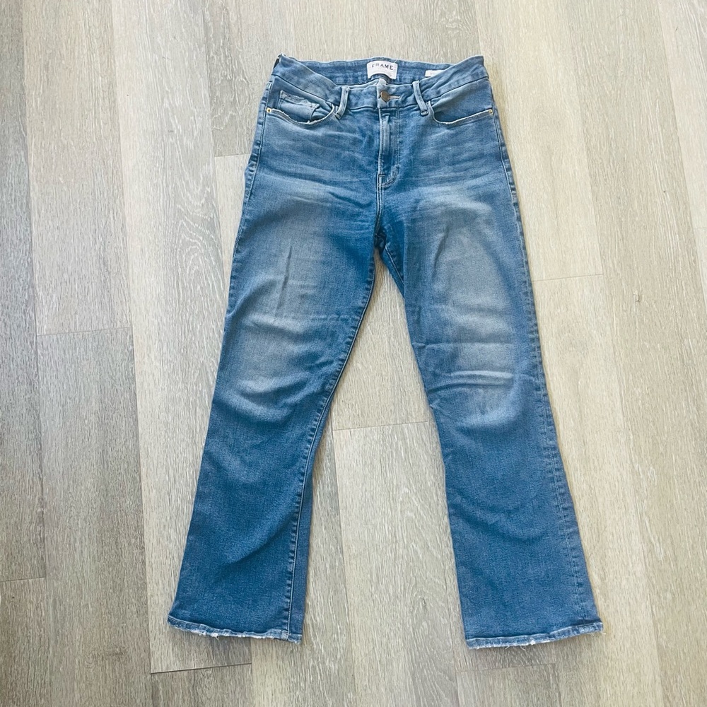 Frame Denim Le Crop Mini Boot, size 28